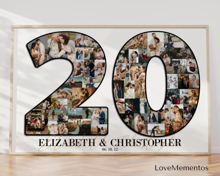 20th Anniversary Photo Collage