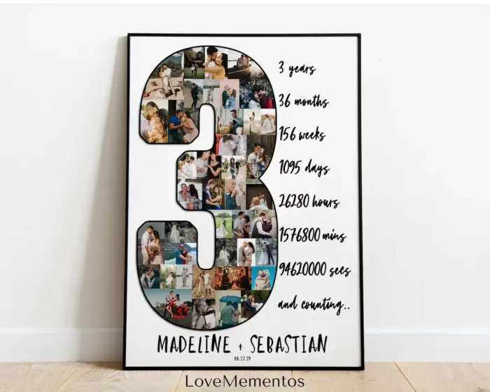 3rd anniversary gift for him and her