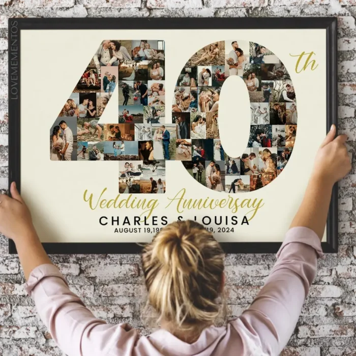 40th Anniversary Photo Collage