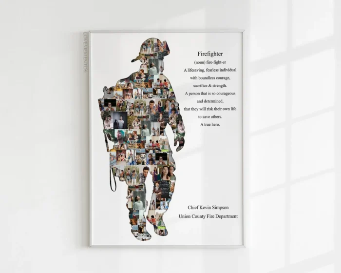 Firefighter Photo Collage - Image 2