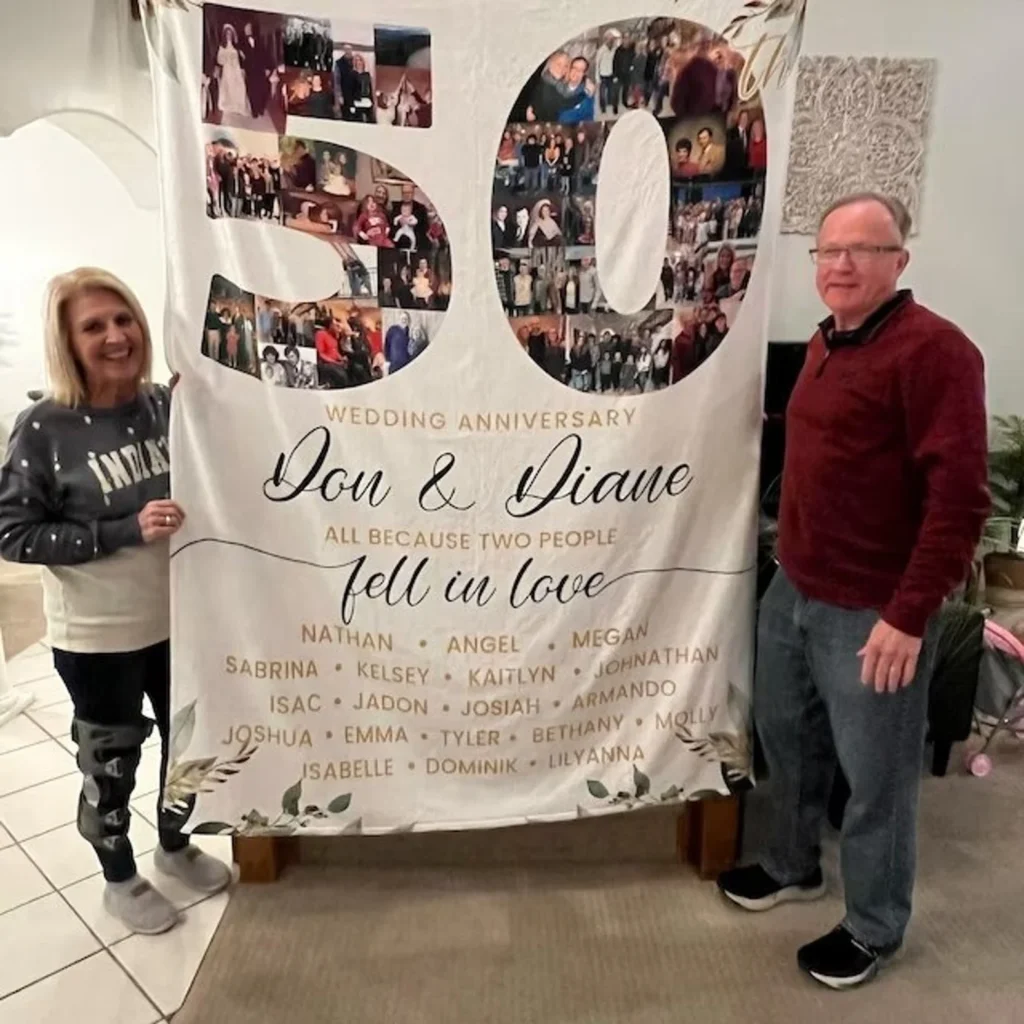50th wedding anniversary gift