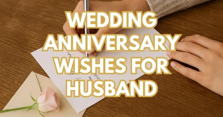 Wedding anniversary wishes for husband