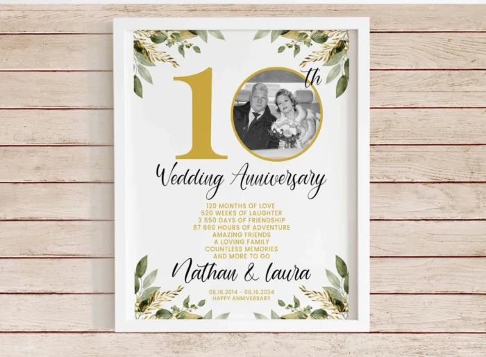 10 years anniversary gift for wife