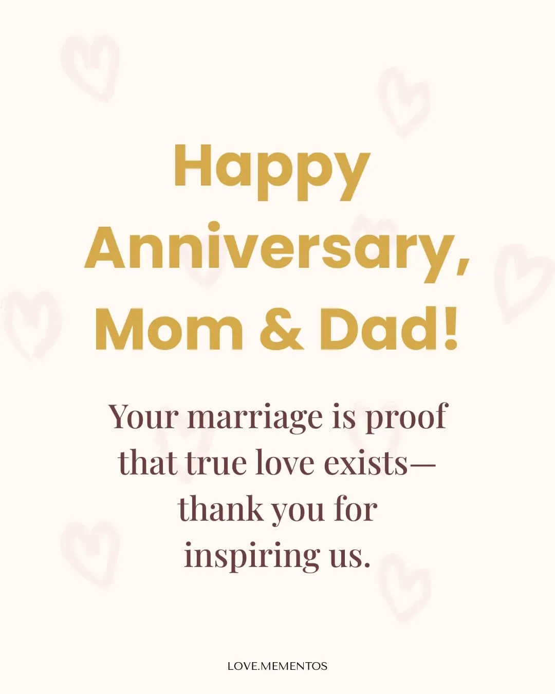 Heart Touching Anniversary Wishes for parents