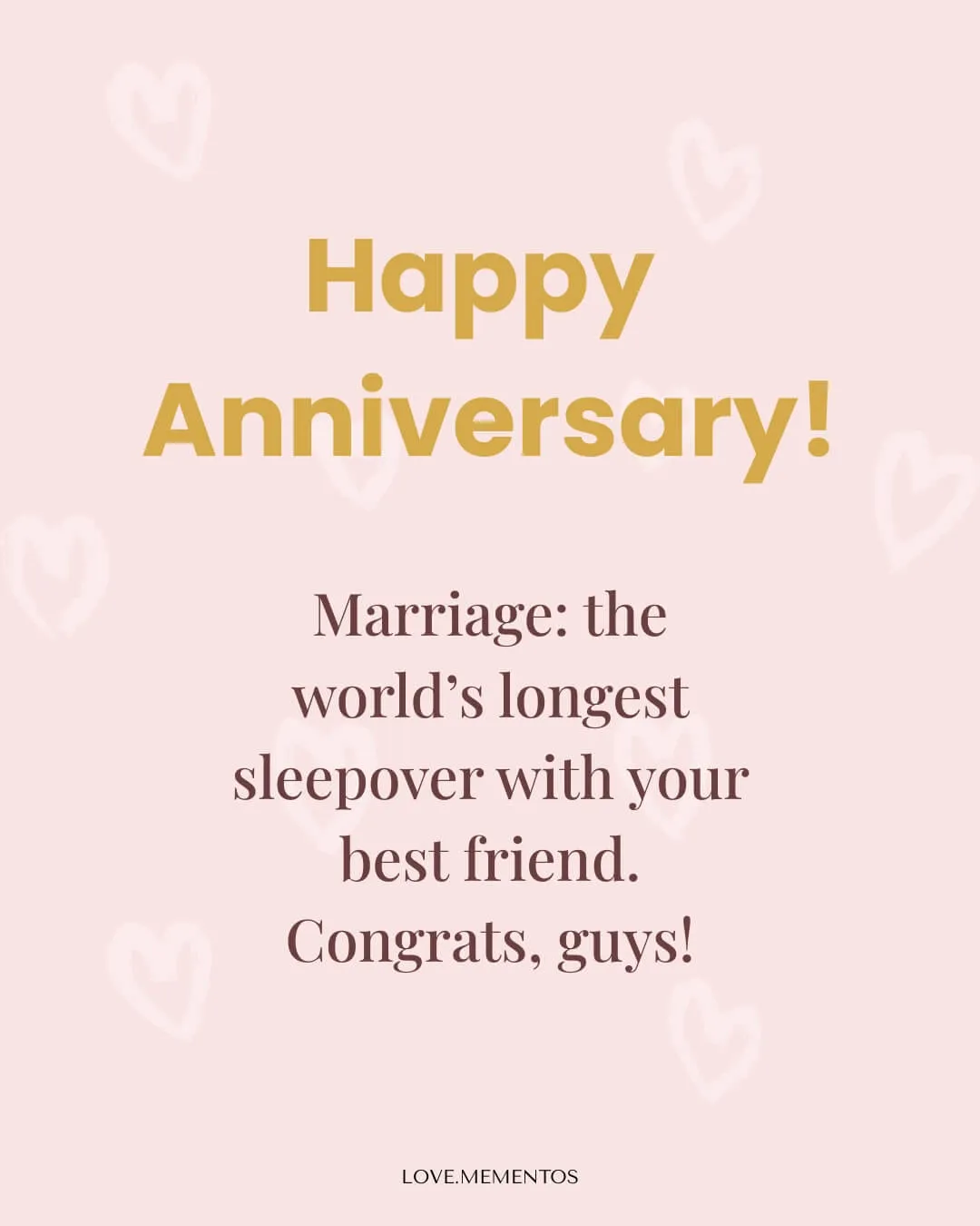 funny anniversary wishes for friends