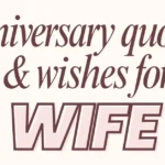 happy wedding anniversary wishes for wife