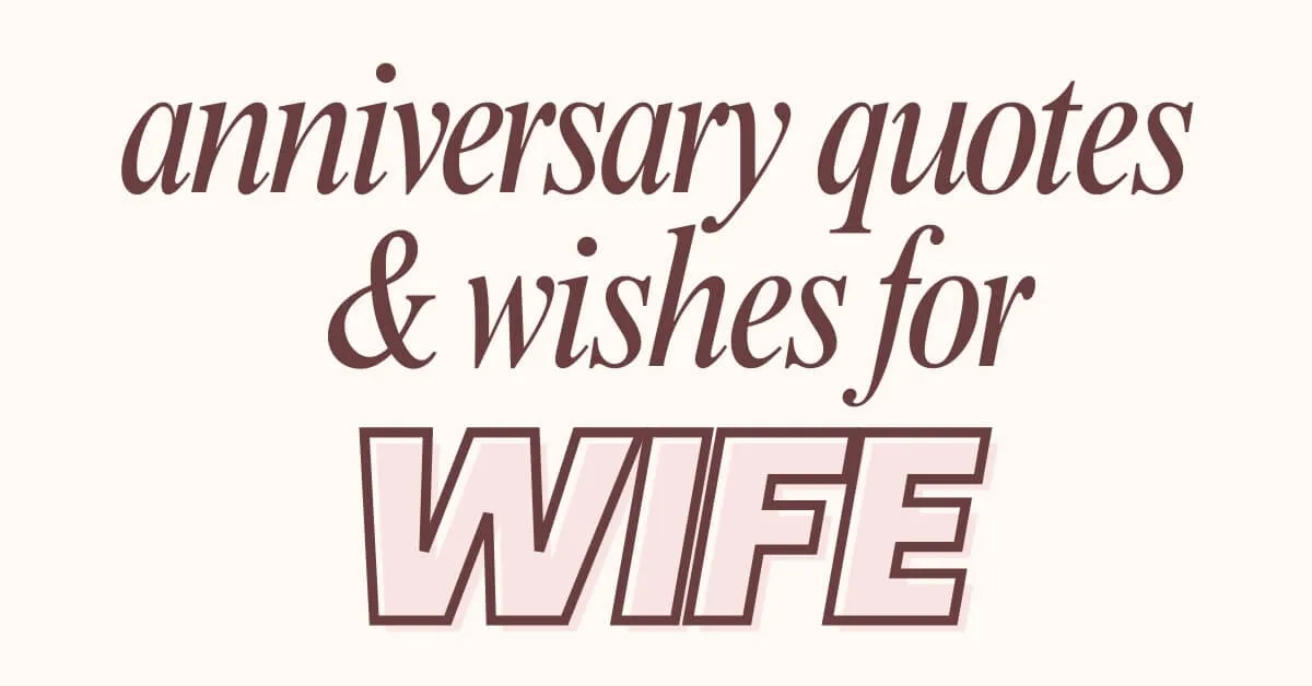 happy wedding anniversary wishes for wife