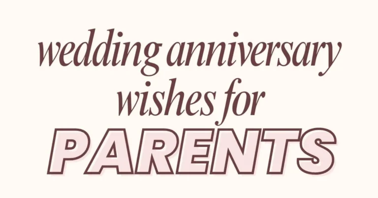 wedding anniversary wishes for parents from children