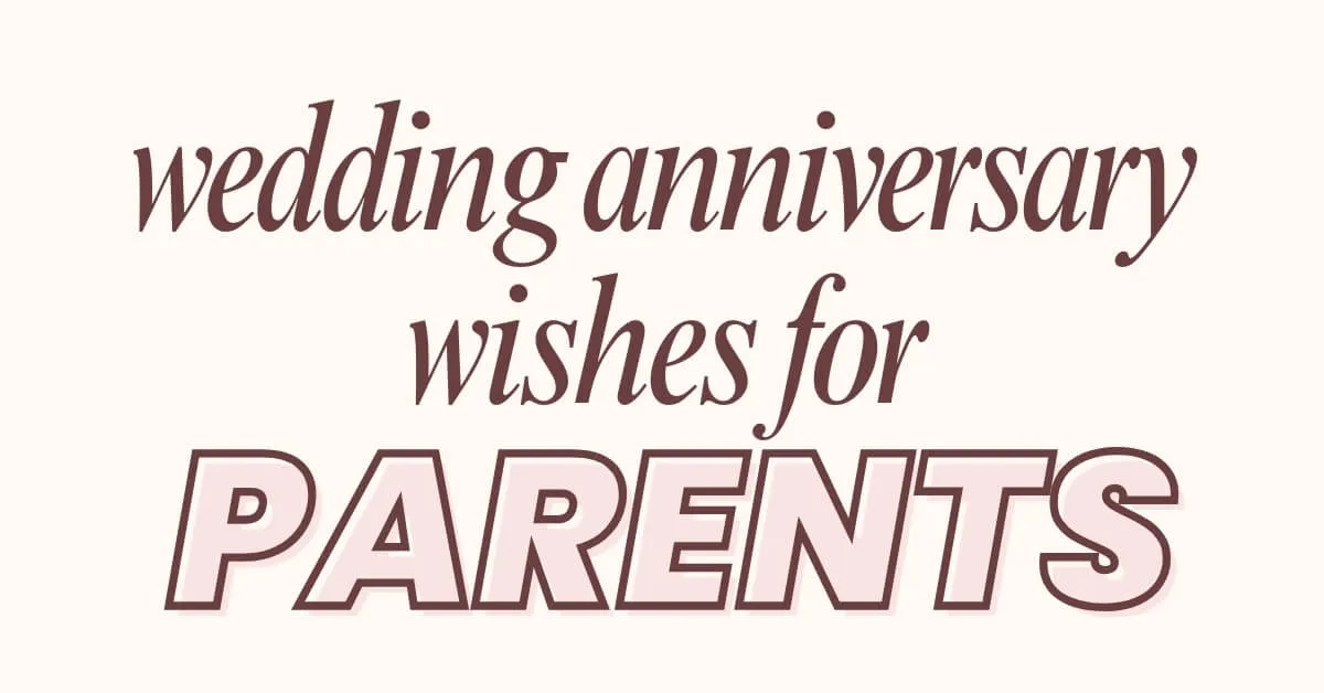wedding anniversary wishes for parents from children