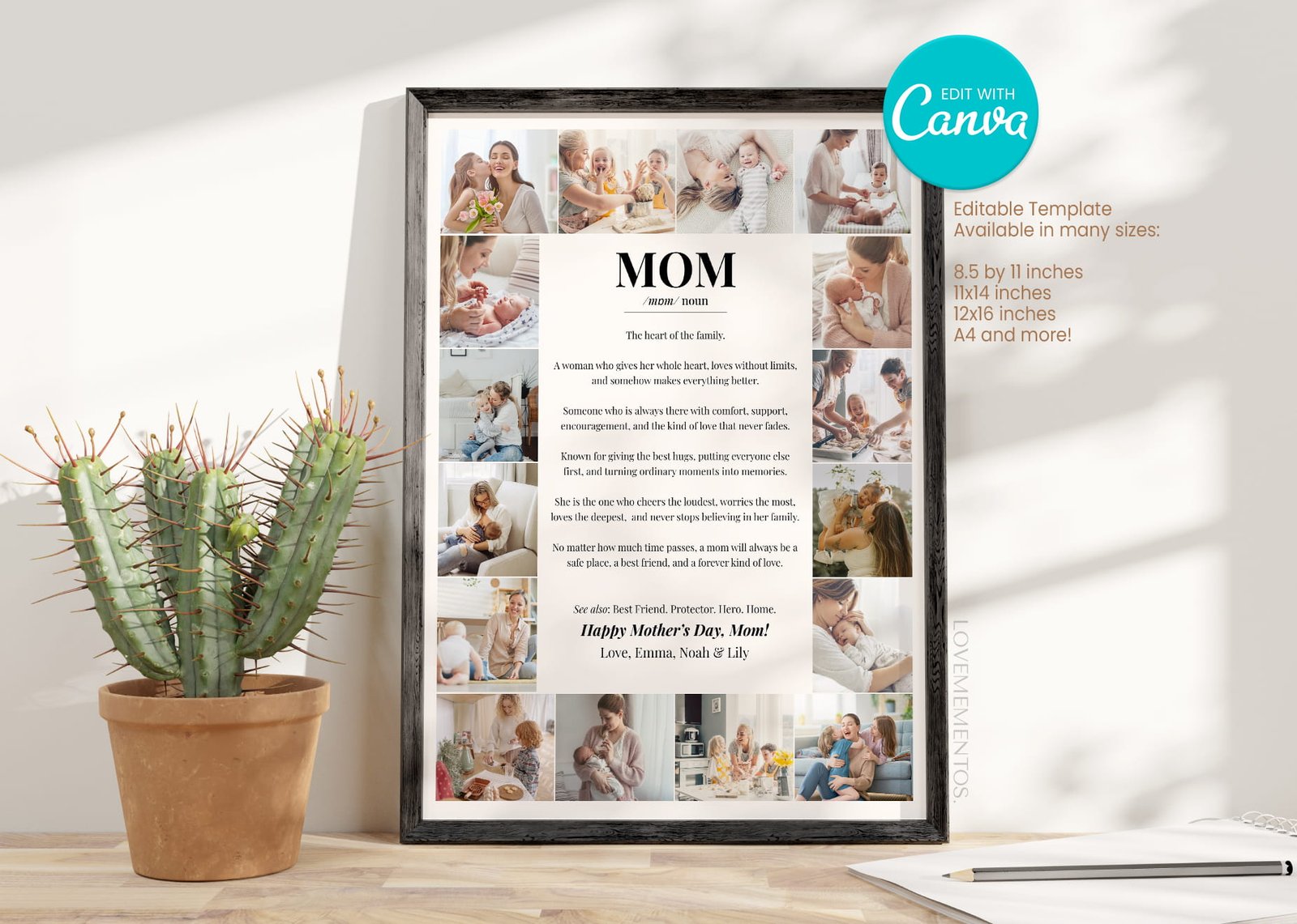 Custom Mom Definition Collage - Image 2