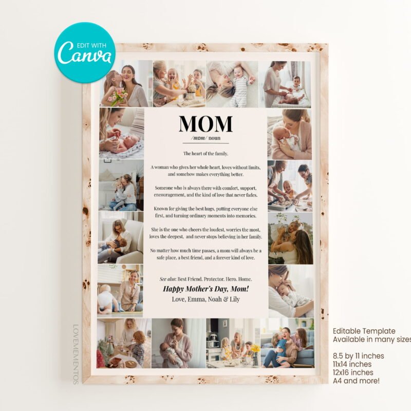 Mom definition print